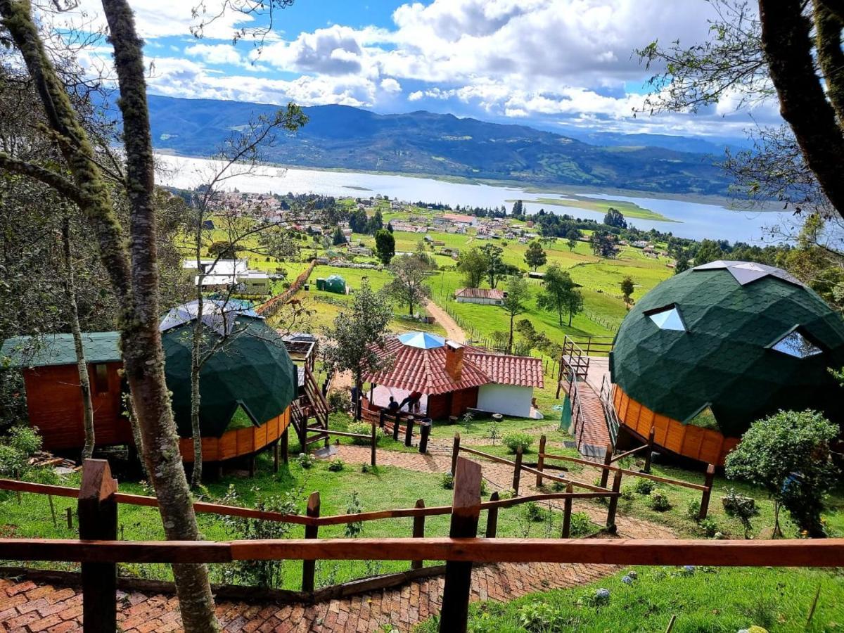 Glamping Sede Campestre Mirador De Pueblo Viejo Hotel Guatavita Eksteriør billede