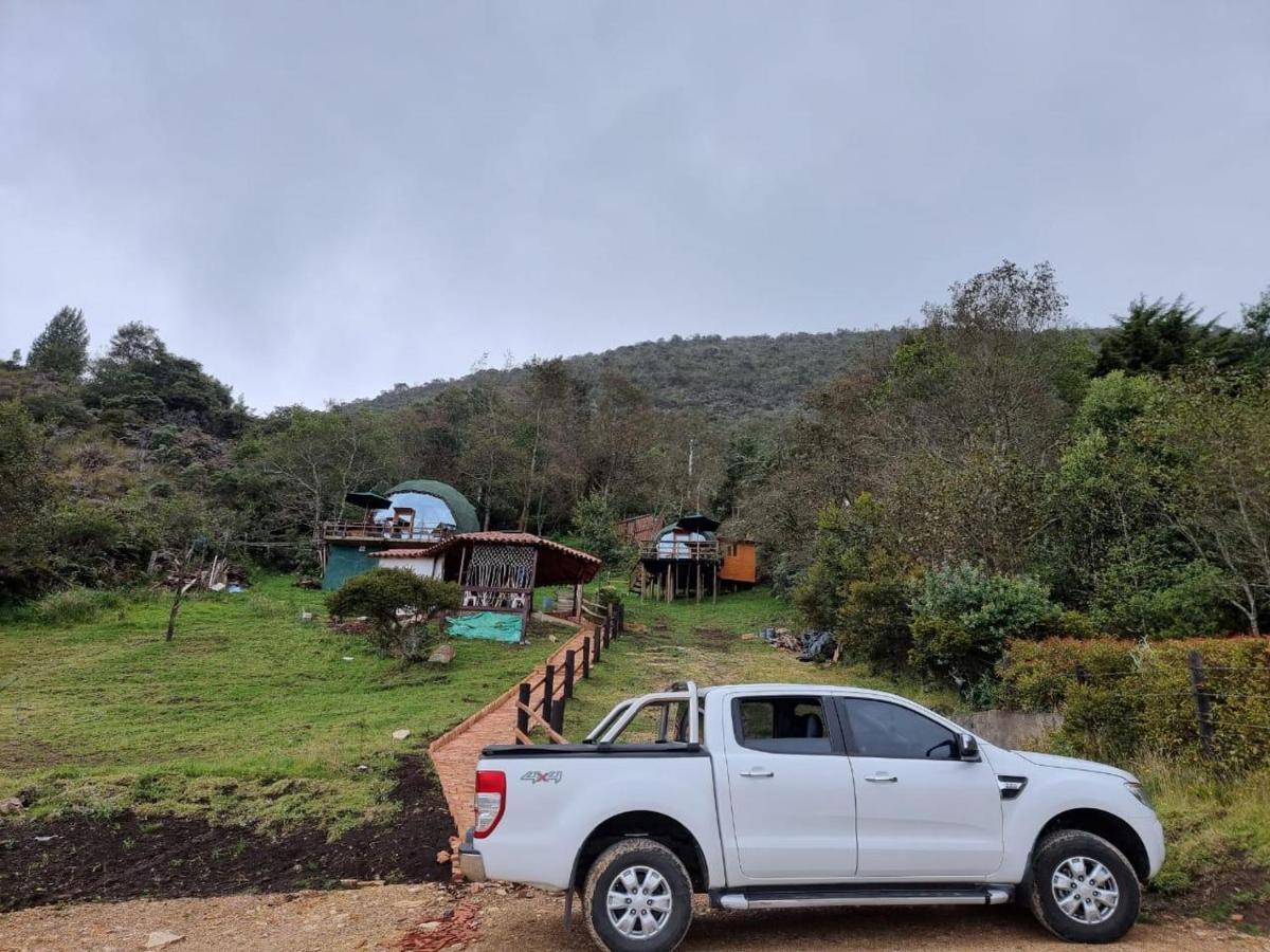 Glamping Sede Campestre Mirador De Pueblo Viejo Hotel Guatavita Eksteriør billede