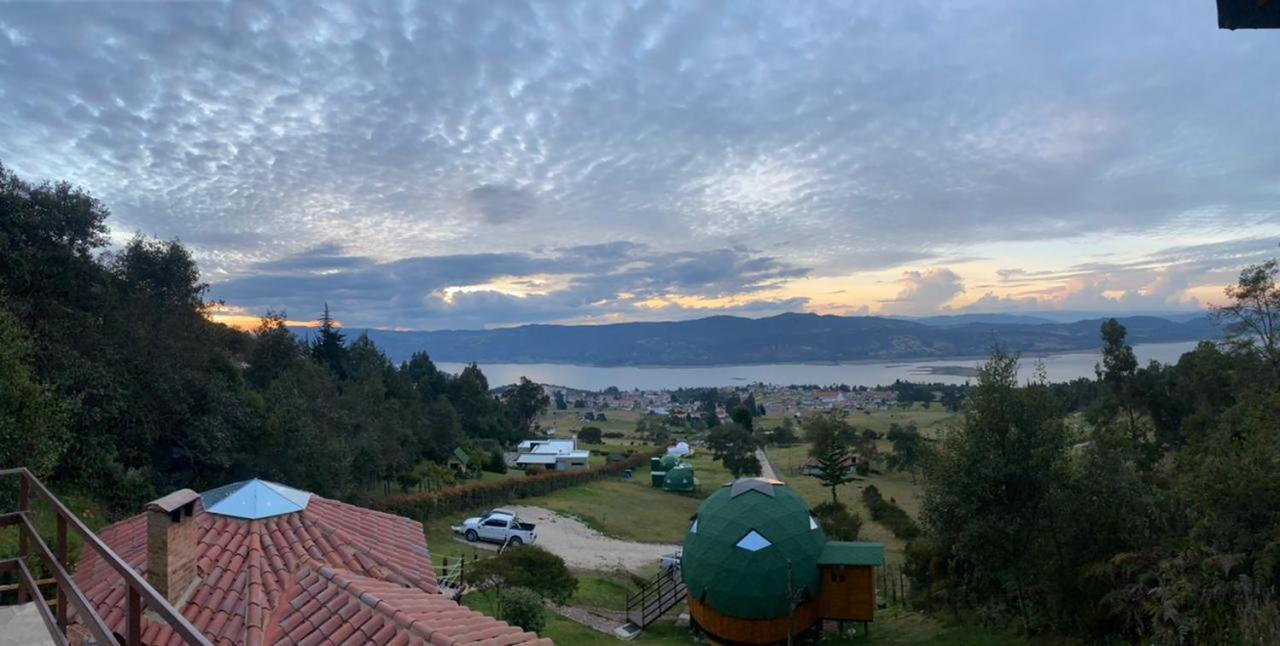 Glamping Sede Campestre Mirador De Pueblo Viejo Hotel Guatavita Eksteriør billede