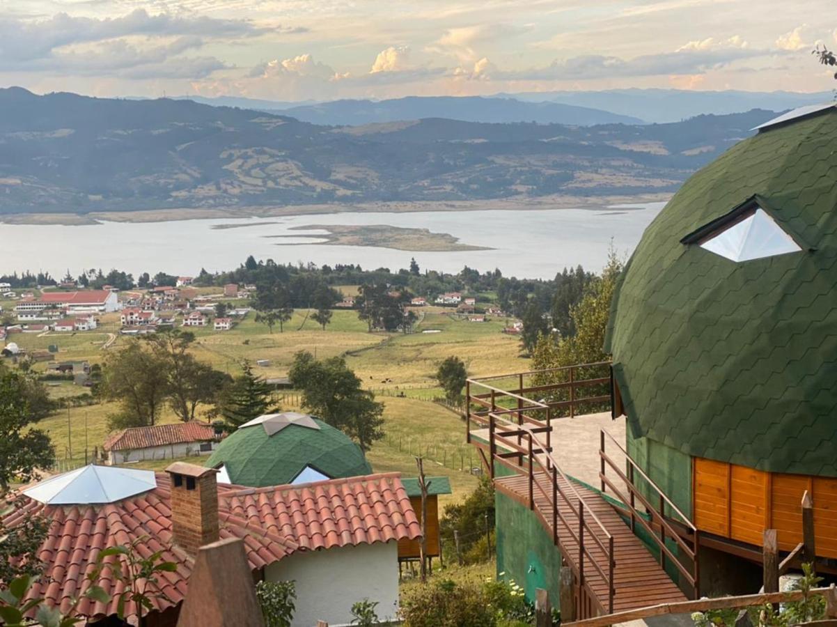 Glamping Sede Campestre Mirador De Pueblo Viejo Hotel Guatavita Eksteriør billede