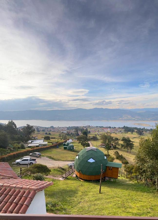 Glamping Sede Campestre Mirador De Pueblo Viejo Hotel Guatavita Eksteriør billede
