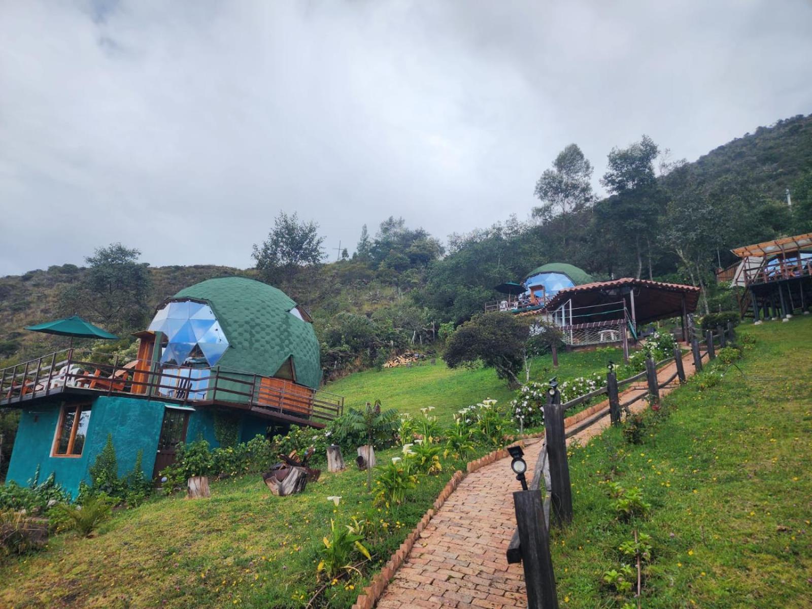 Glamping Sede Campestre Mirador De Pueblo Viejo Hotel Guatavita Eksteriør billede