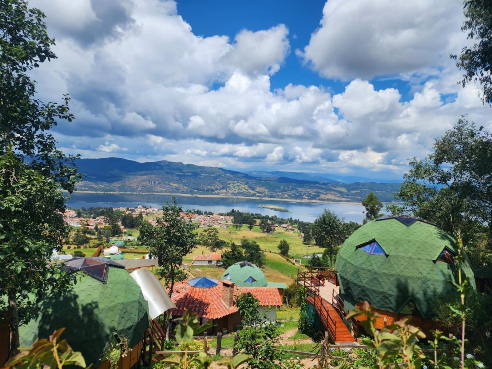 Glamping Sede Campestre Mirador De Pueblo Viejo Hotel Guatavita Eksteriør billede