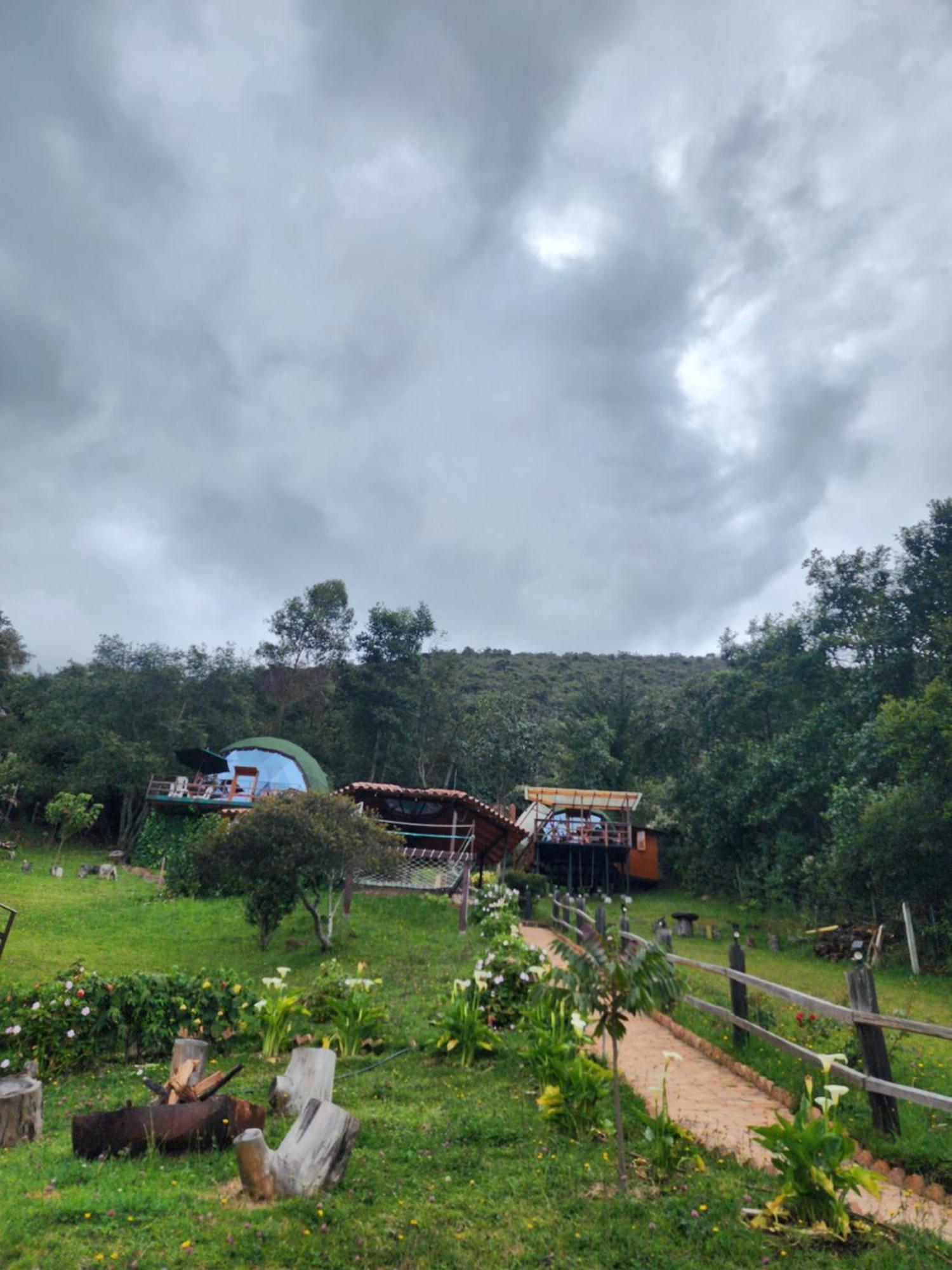 Glamping Sede Campestre Mirador De Pueblo Viejo Hotel Guatavita Eksteriør billede