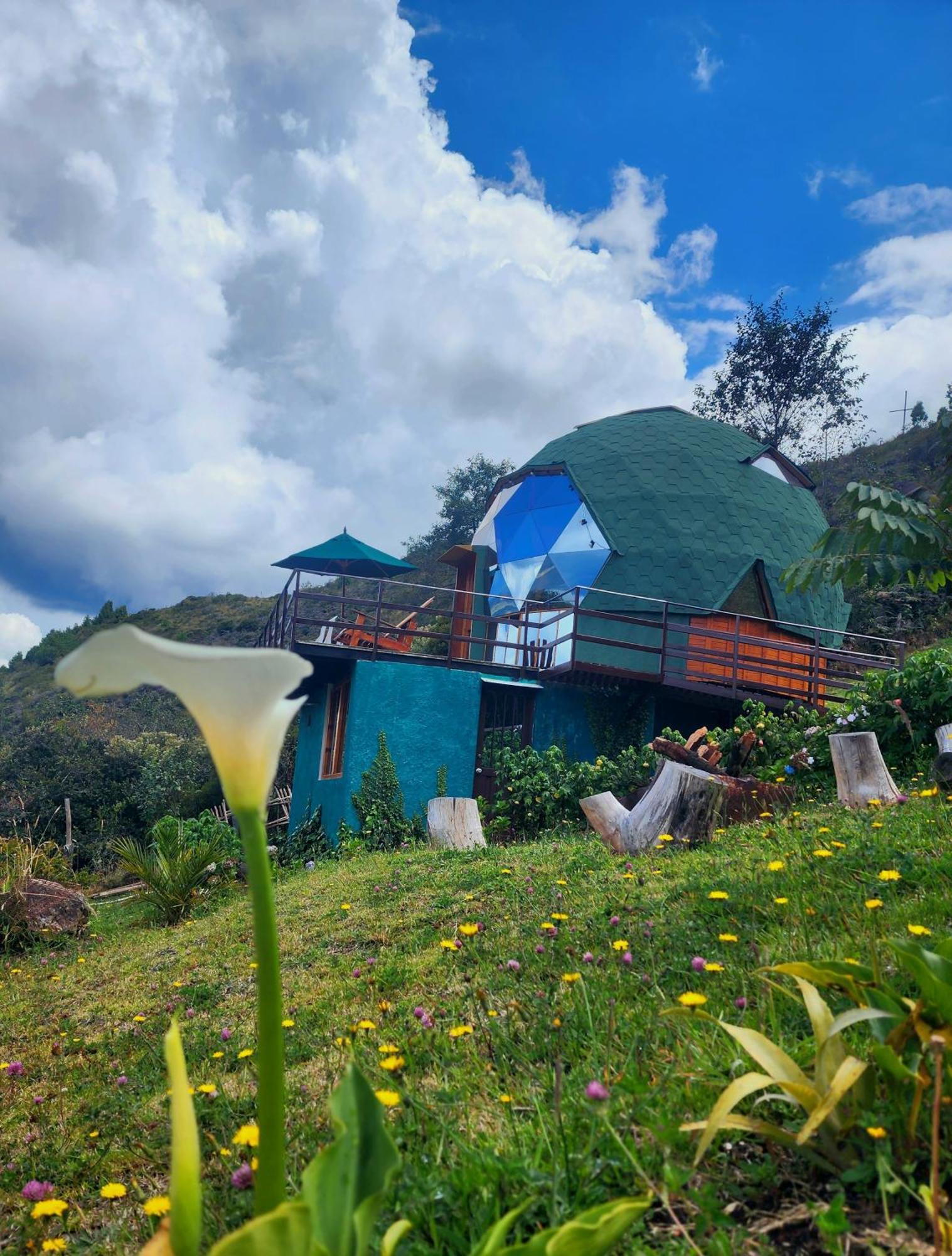 Glamping Sede Campestre Mirador De Pueblo Viejo Hotel Guatavita Eksteriør billede