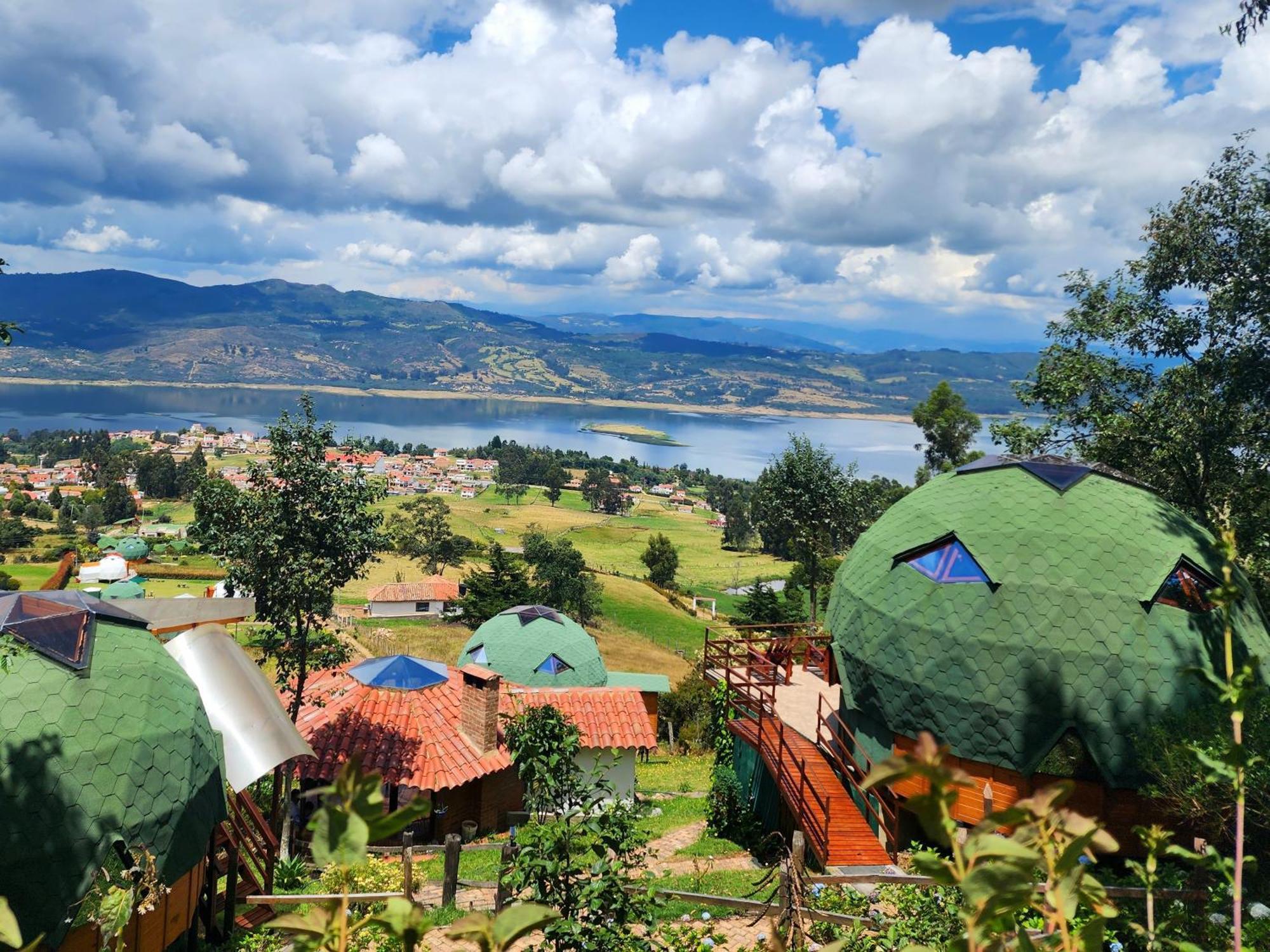 Glamping Sede Campestre Mirador De Pueblo Viejo Hotel Guatavita Eksteriør billede